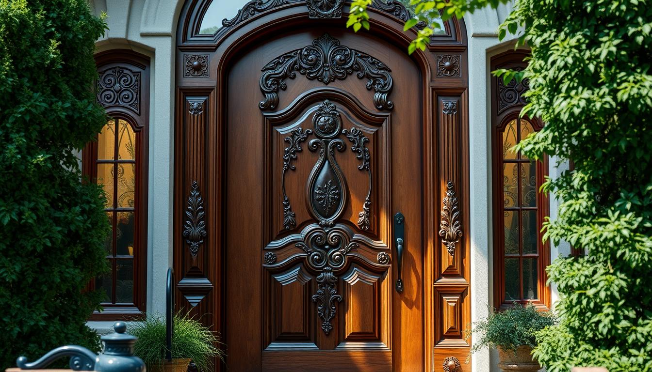 Wood front doors