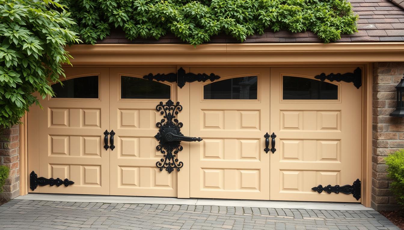 decorative garage door handles