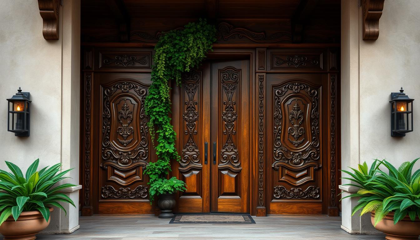 wood front doors for homes
